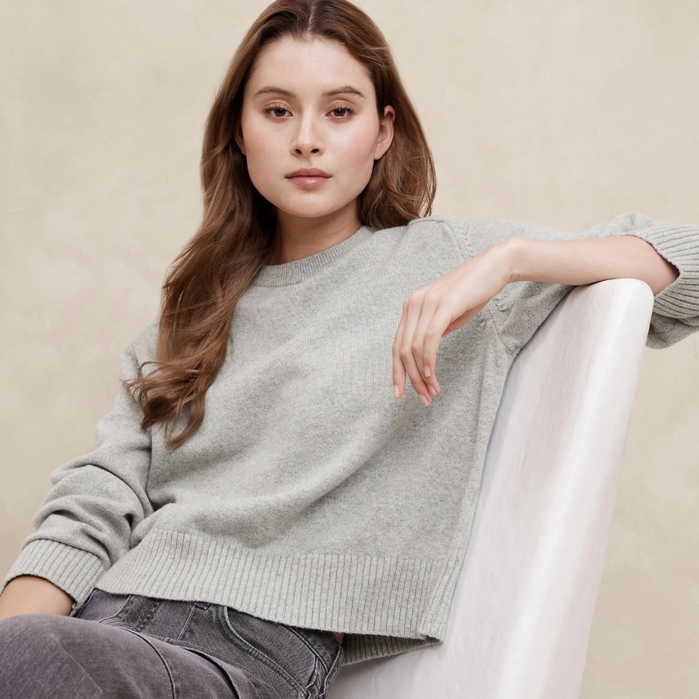 Banana Republic Perfectly Soft Crew-Neck Sweater